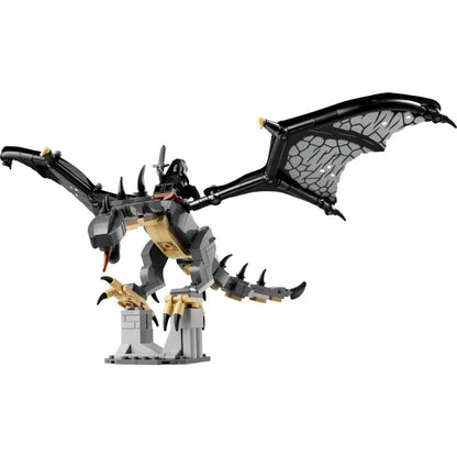 Assembled creature model from the 269-piece brick set, gallery view