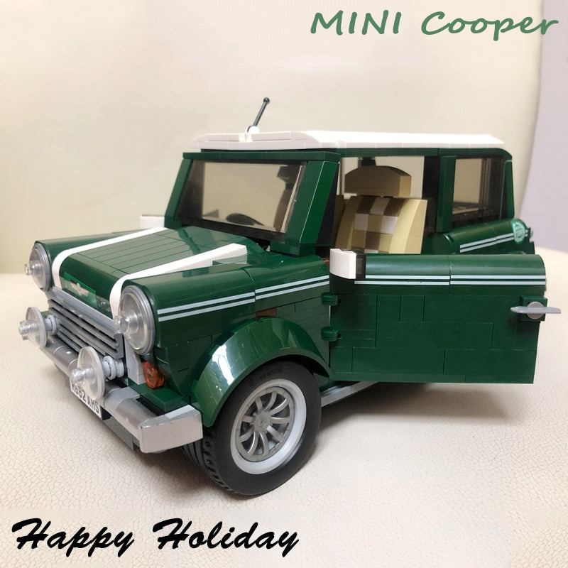 Side view of the classic mini roadster model