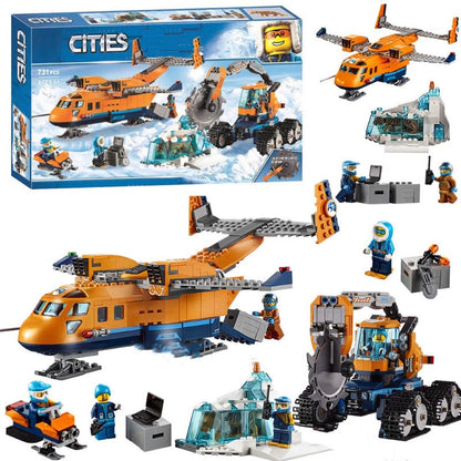 Close-up of the cargo bay building block detail