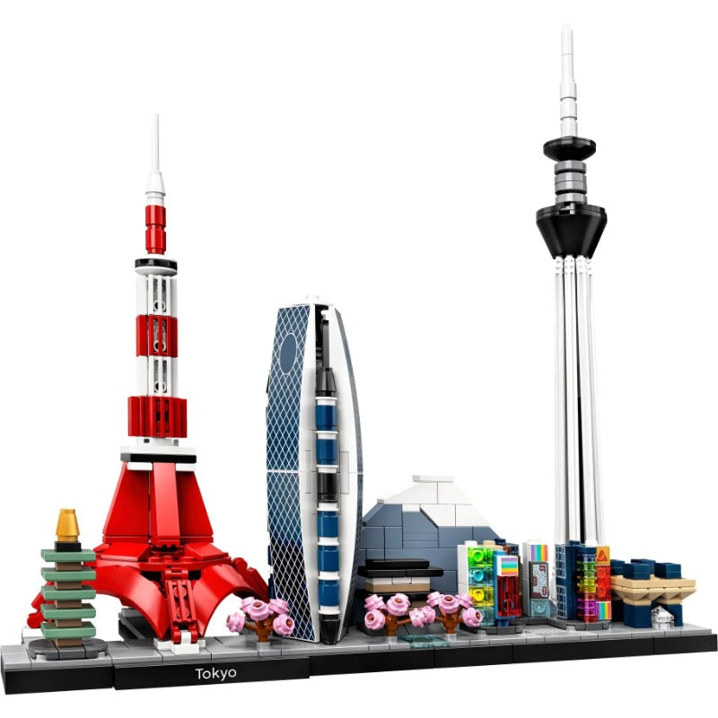 Tokyo skyline architecture building block set