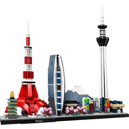 Tokyo skyline architecture building block set