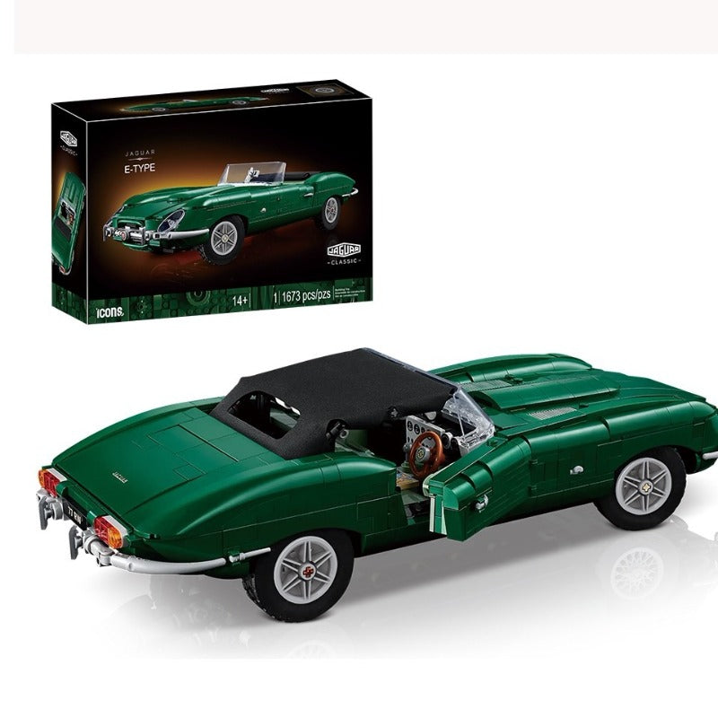 Jaguar E-Type 1673-piece classic car building block set