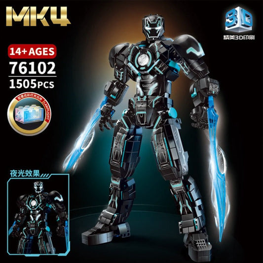 Iron Man MK4 building block set main product photo