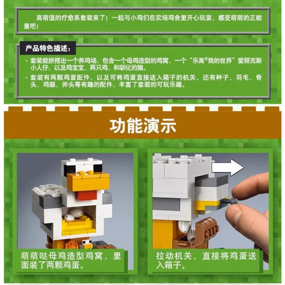 Full view of the small pixel building block farm structure