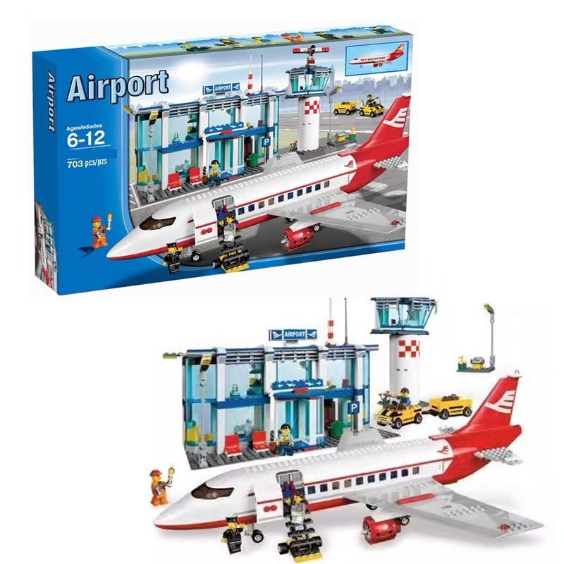 Airport collection building block model C2082 assembled