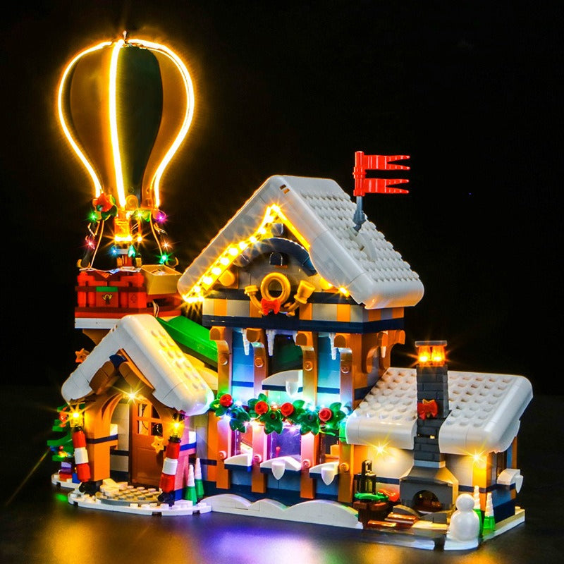 Santa's Post Office building block model, build in progress