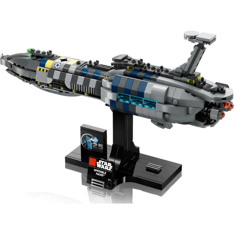 Close-up of the bridge tower on the command cruiser set