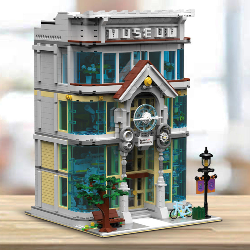 science museum building block set interior detail