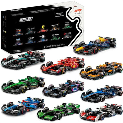 Ultimate Formula 1 collector's pack building block set main view