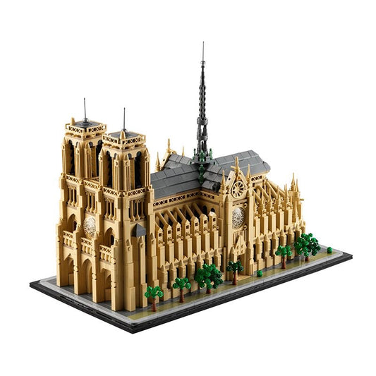 Notre-Dame de Paris 4383 PCS cathedral building block set main view