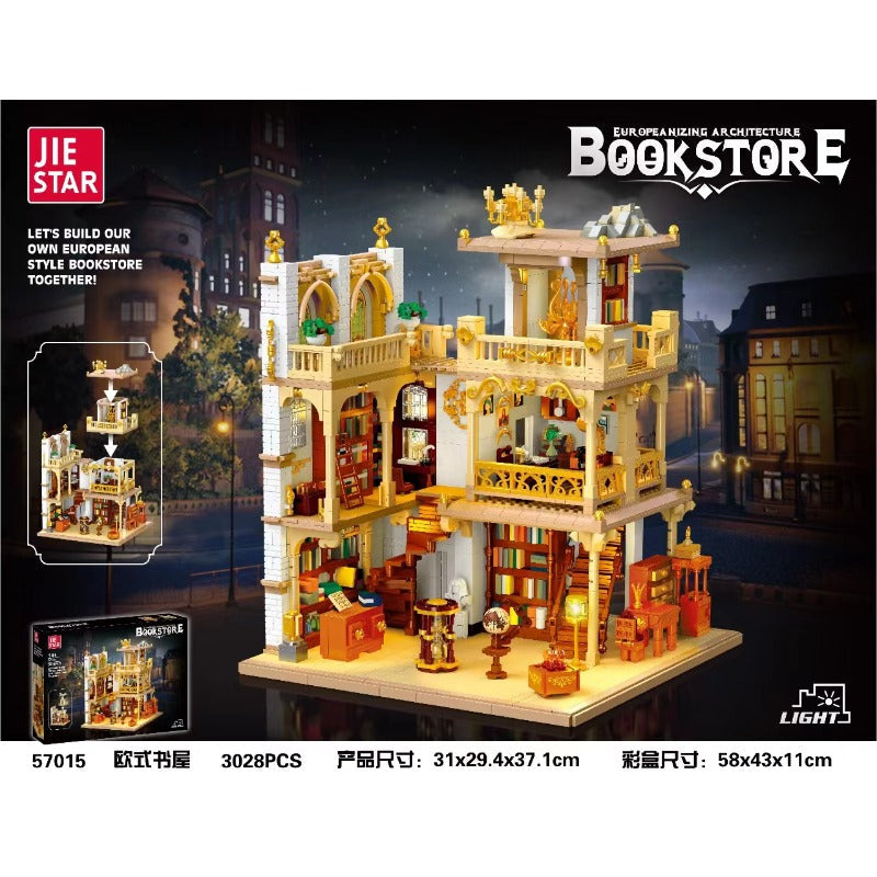 European Architecture Bookstore Building Block Set – 3028 PCS – detail view 5