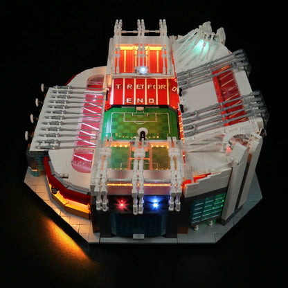 Old Trafford Football Stadium Building Set construction process step view