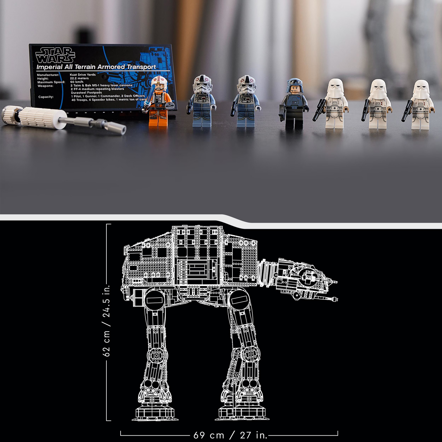 AT-AT All Terrain Armored Walker – 6785PCS LEGO-Compatible Building Blocks | Star Wars Collector Set