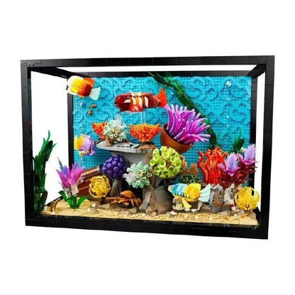 Tropical Aquarium Building Set 10366 – 4154 PCS | Fish Aquarium Building Blocks for Adults