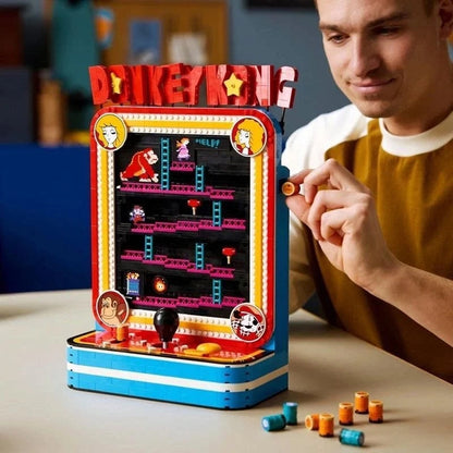 Donkey Kong Arcade Building Block Set 72051 – 1,367 Pieces | Retro Gaming Collector Display Model | Compatible Brick Kit for Adults