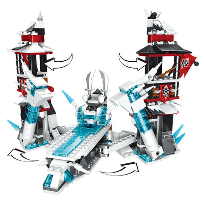 Castle of the Forsaken Emperor building block model tower detail
