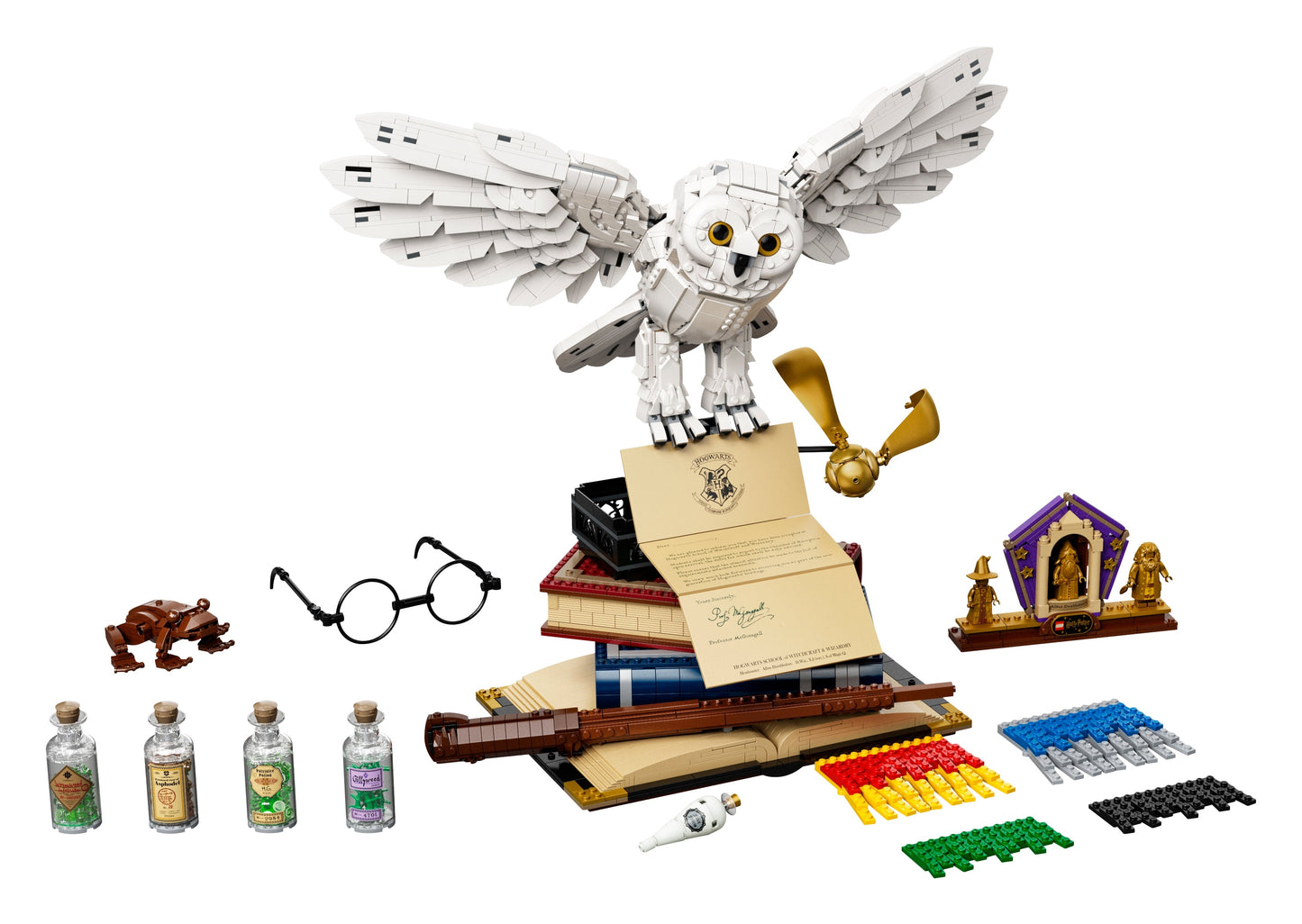 Hogwarts Icons Collectors' Edition — 3010PCS LEGO-Compatible Building Blocks | Harry Potter Display Set
