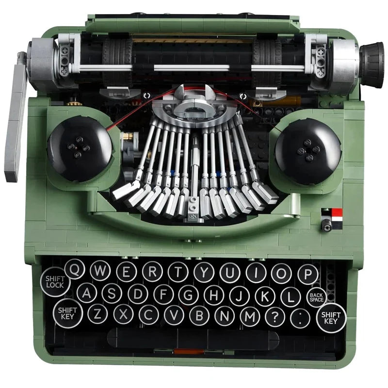 Retro Typewriter 66886 – 2079PCS Compatible Building Blocks | Vintage Desk Collectible