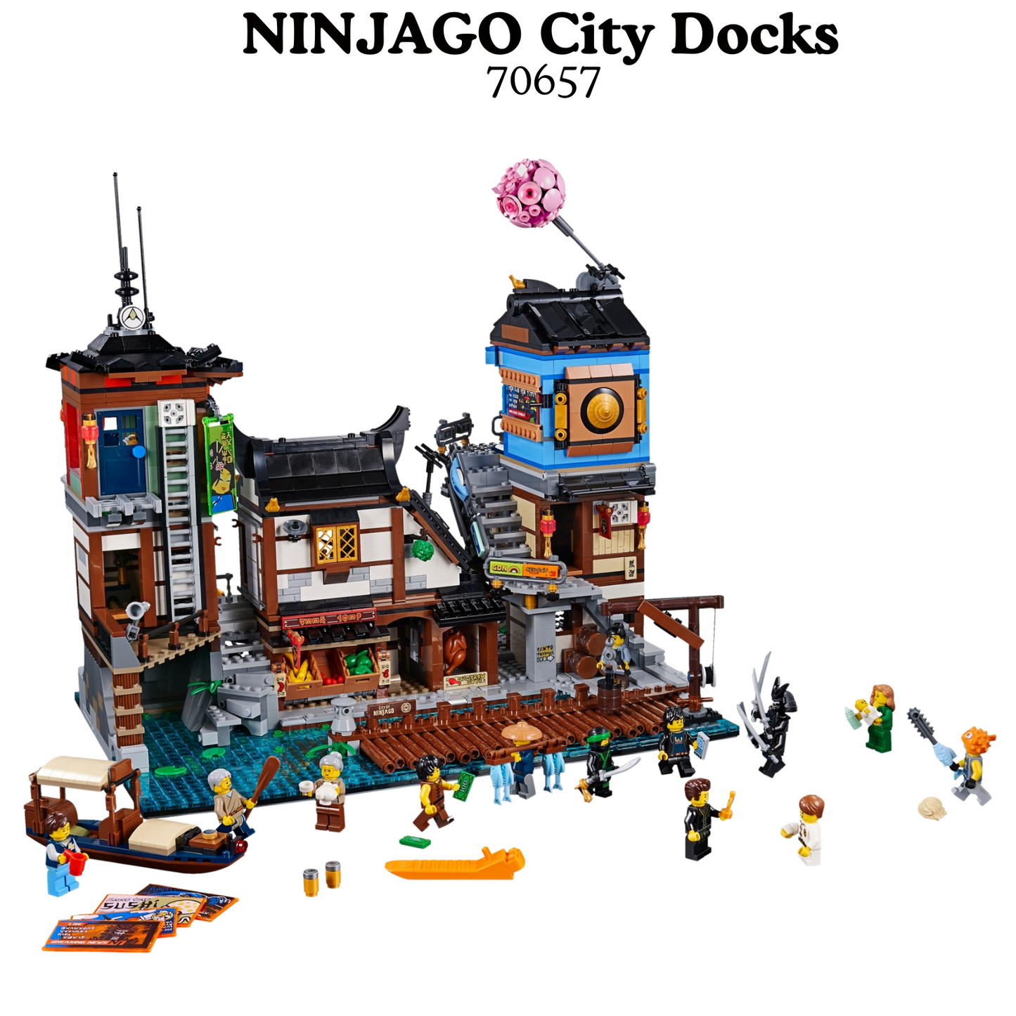 Ninjago City Docks King89066 – 3553PCS Compatible Building Blocks | Modular City Set
