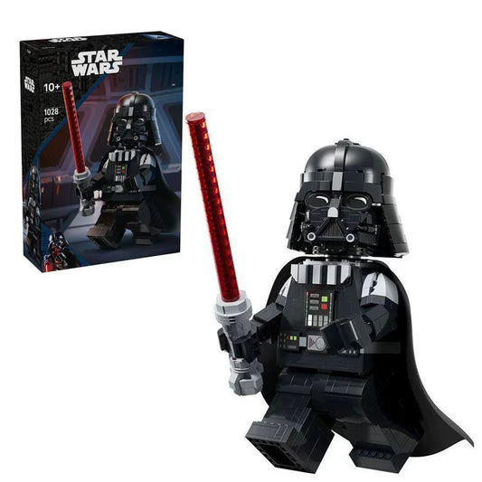 Up-scaled Darth Vader minifigure building block set main image