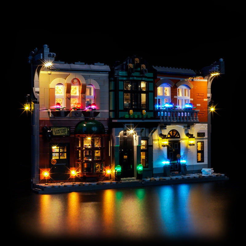 Sherlock Holmes Book Nook Building Set side angle building block construction