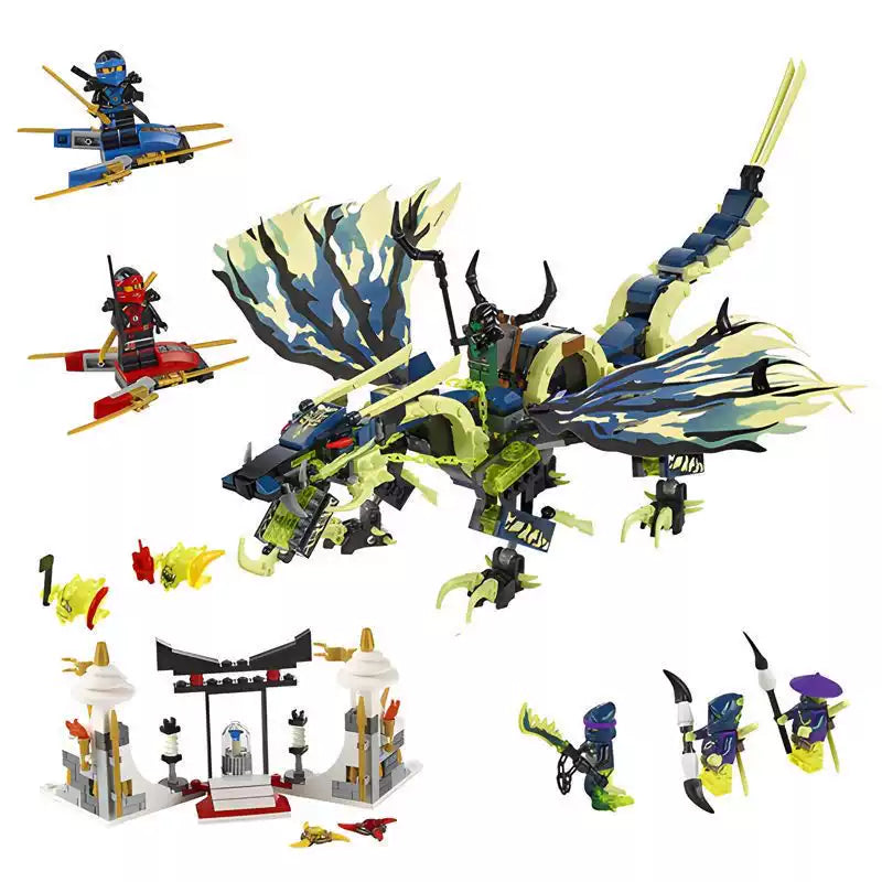 Attack of the Morro Dragon building block set, main view