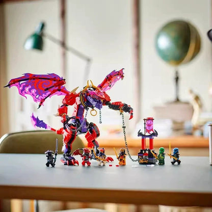 Dragon brick model shown from another angle