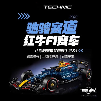 Formula racing car block model, alternate angle two