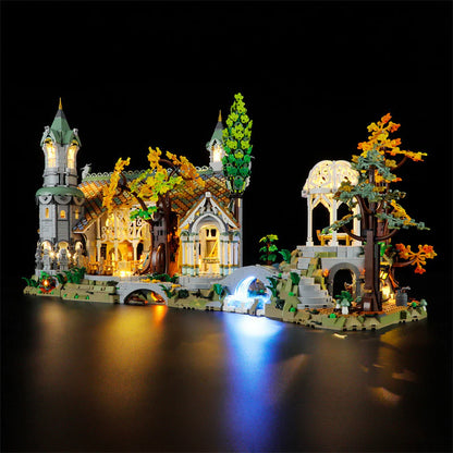 Rivendell Fantasy Building Set 10316 – 6167 PCS Elven Valley Model | Ultimate Collector Brick Set
