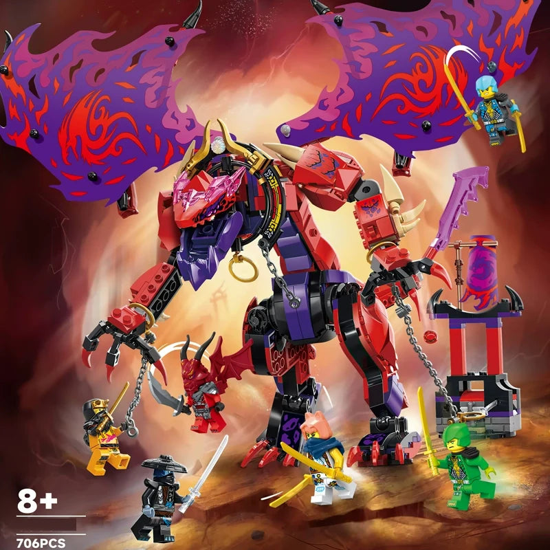 Thunderfang Dragon of Chaos building block set main view