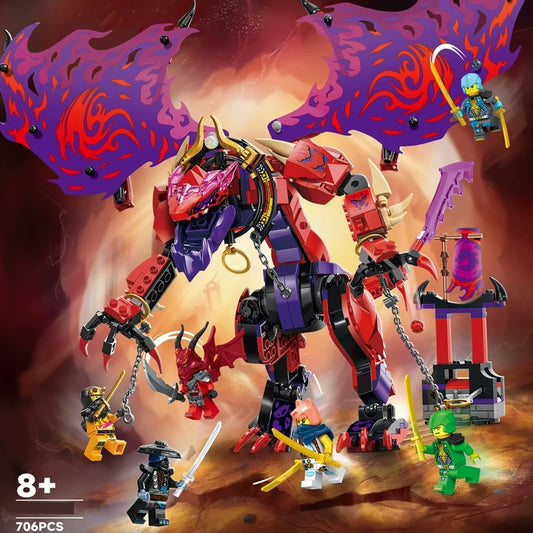 Thunderfang Dragon of Chaos building block set main view
