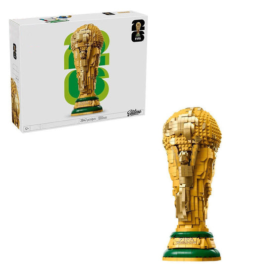 World Cup trophy building block set, main product view
