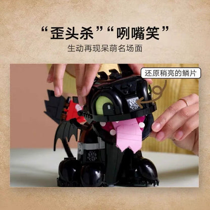 Product information image for the dragon building set