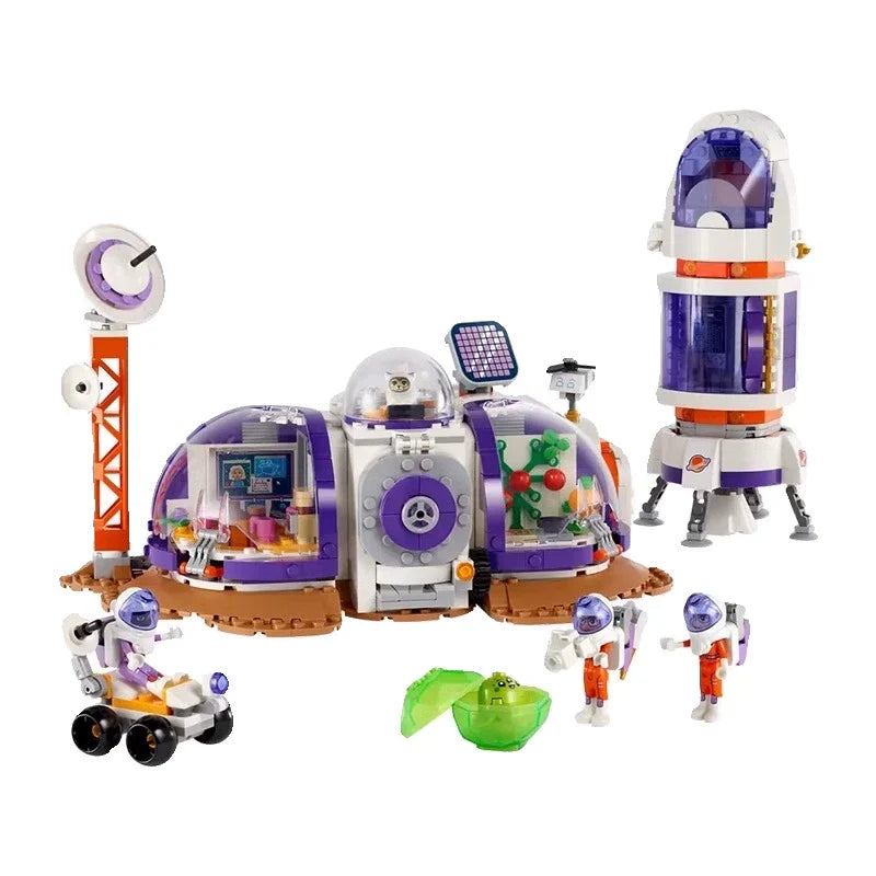 Interior detail of the Mars surface base building block set
