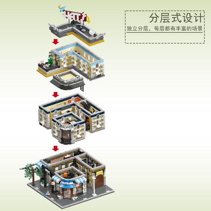 Hat Store Building Block Set – 3140 PCS – detail view 2