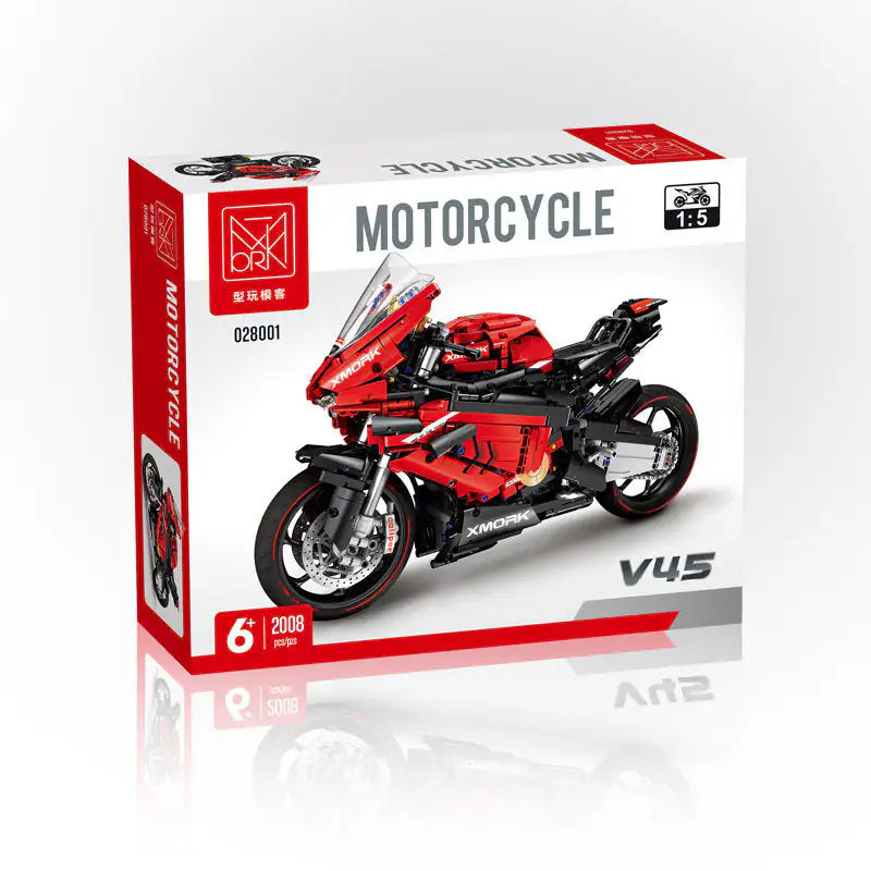 Ducati Panigale V4 S Building Set – 2008 PCS Premium Superbike Model Kit | Advanced Motorcycle Brick Set for Adults