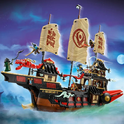 The Temple Bounty adventure temple building block set, side view