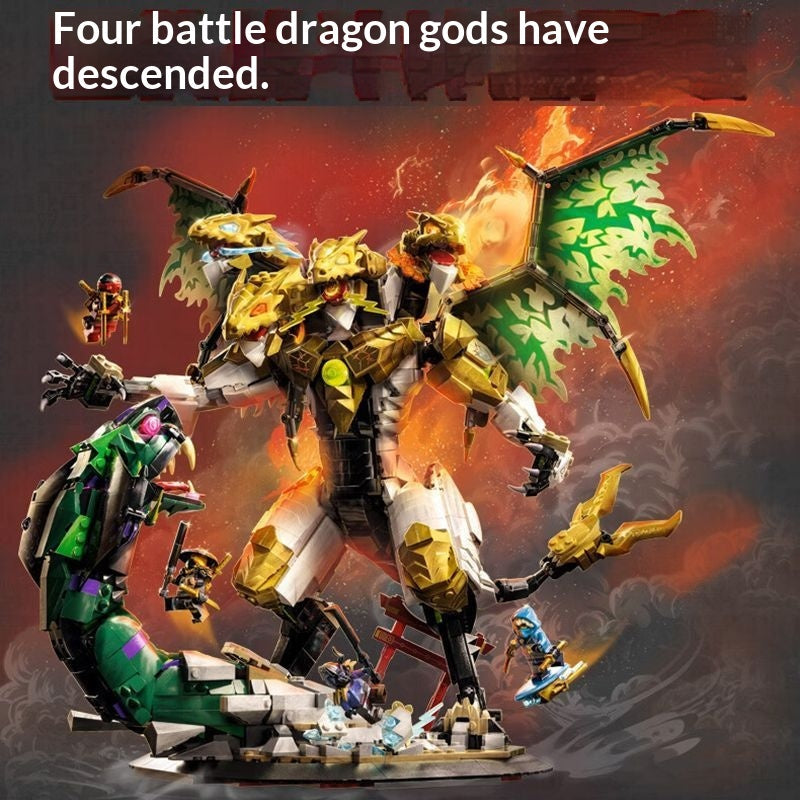 Side angle of the assembled Ultra Dragon Battle model