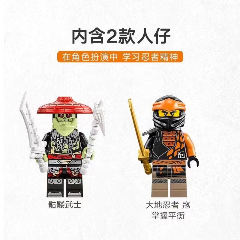 Additional photo of the Earth Dragon building block set