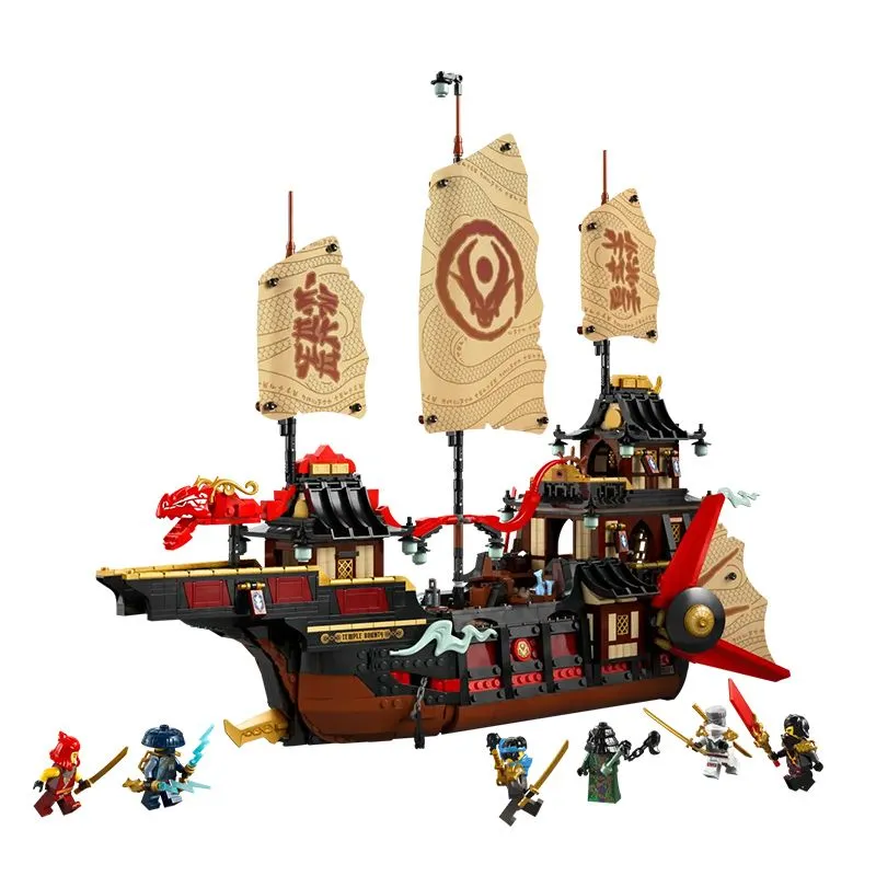 The Temple Bounty building block model, build in progress