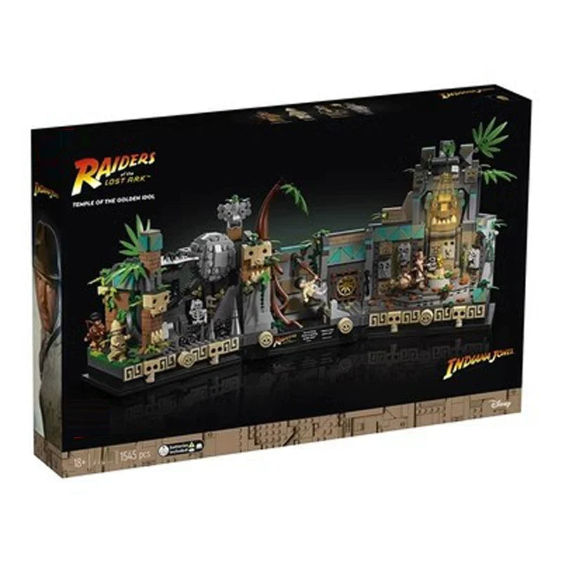 Temple of the Golden Idol building block set, 1545-piece ABS plastic model