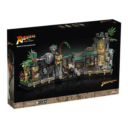 Temple of the Golden Idol building block set, 1545-piece ABS plastic model