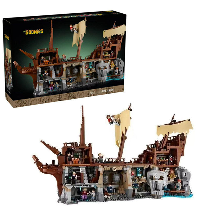 The Goonies building block set, 2912-piece ABS plastic movie-themed model