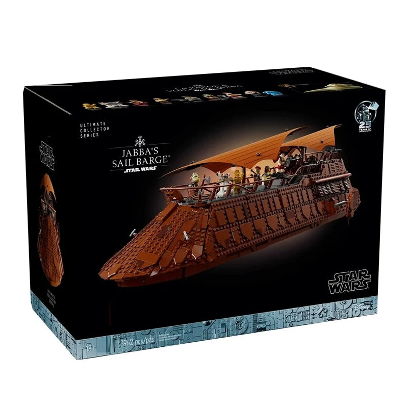 Jabba's Sail Barge 3942-piece sail barge building block set main view