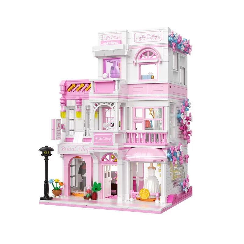 Wedding Dress Parlor Micro Brick Building Set – 1004 PCS – detail view 5