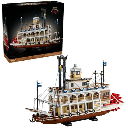 River steamboat building block set main view