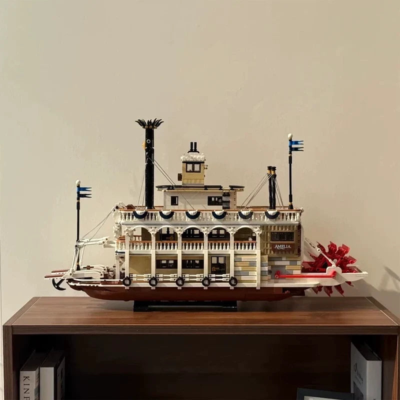 Detail view of the 4090 piece steamboat set