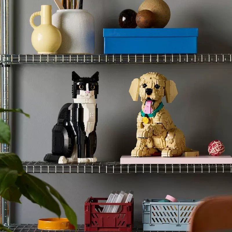 Puppy brick model shown from another side