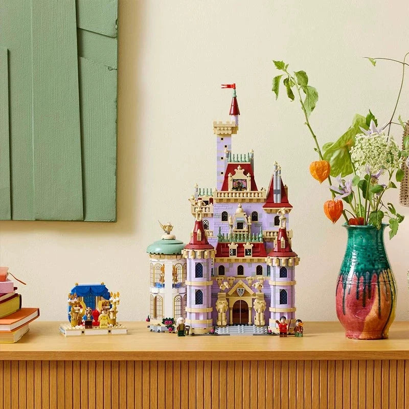 Castle brick build shown in a display-style photo