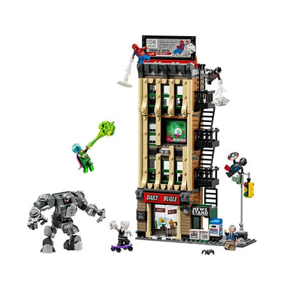 Comic-style brick diorama shown from another side
